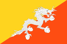 National Flag Of Bhutan